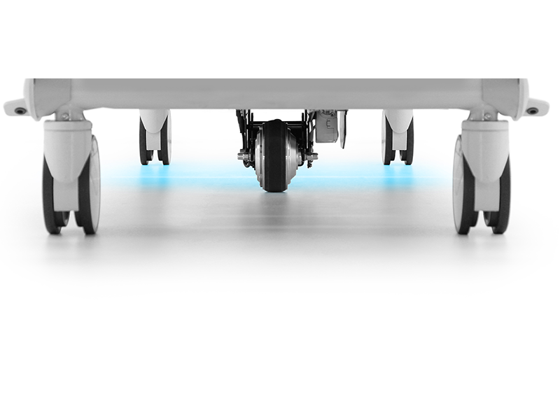 Esense electric drive wheel integrated in Givas product